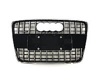 Решітка радіатора Chrome Black ( в стилі SQ7 ) на Audi Q7 4L 2005-2015 року