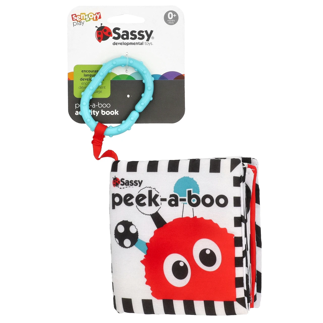 Sassy, Inspire The Senses, що розвивається книга Peek-A-Boo, для немовлят 0+ місяців, 1 Штука., Київ, фото 1