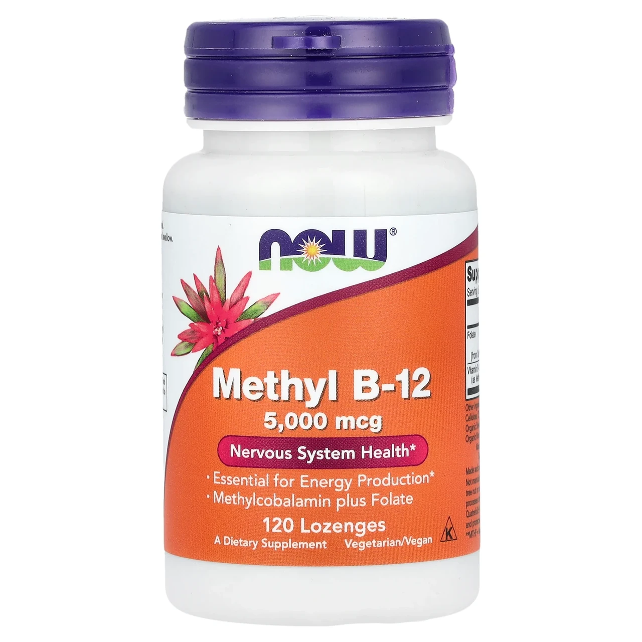 Now Foods, метил B12, 5000 мкг, 120 пастилок, Київ