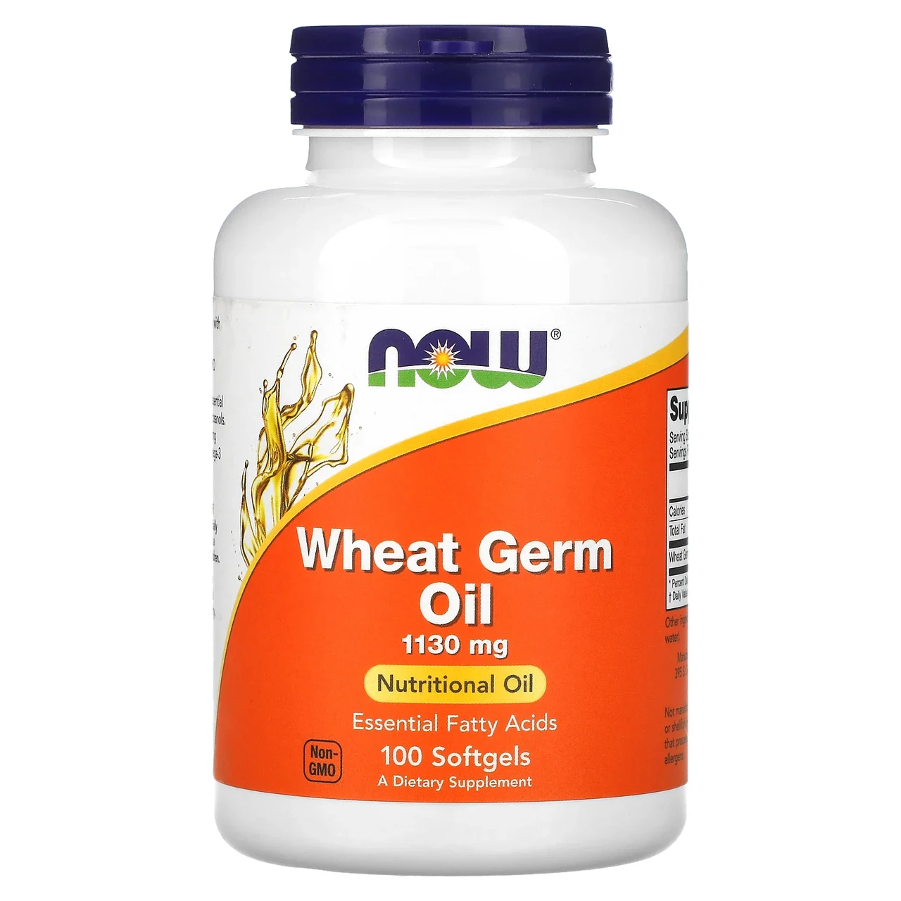 Now Foods, Олія зародків пшениці, 1130 мг, 100 м'яких желатинових капсул, Київ