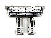 Решітка радіатора  + жабра на land rover Range Rover Vogue L322 2010-2013 року