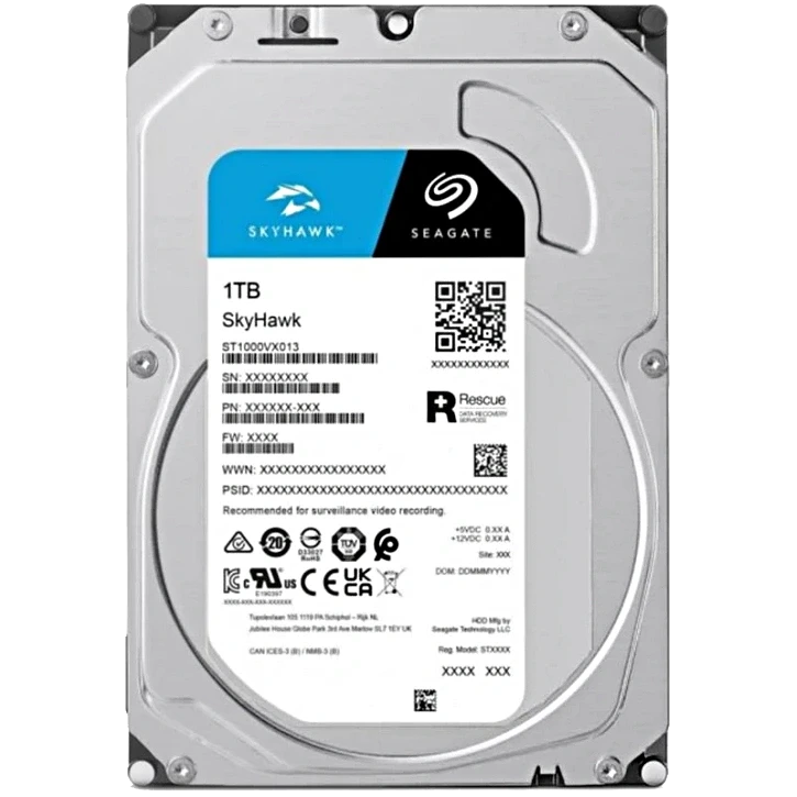 Жорсткий диск Seagate SkyHawk ST1000VX013 1Тб, фото 1