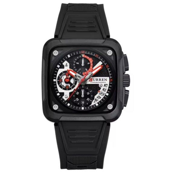 Чоловічий кварцовий наручний годинник Curren Active (Чорний), фото 1
