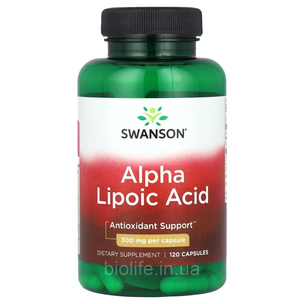 Swanson, Alpha Lipoic Acid, Antioxidant, 300 mg, 120 Capsules оригінал, фото 1
