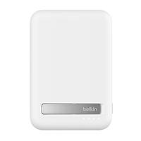 Акумулятор портативний літій-іонний Power Bank Belkin 8000мАг, 15Вт, MagSafe Qi2, білий (BPD007BTWH)