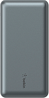 Акумулятор портативний літій-іонний Power Bank Belkin 20000мАг, 15Вт, 2хUSB-A/USB-C, cірий (BPB012BTGY)