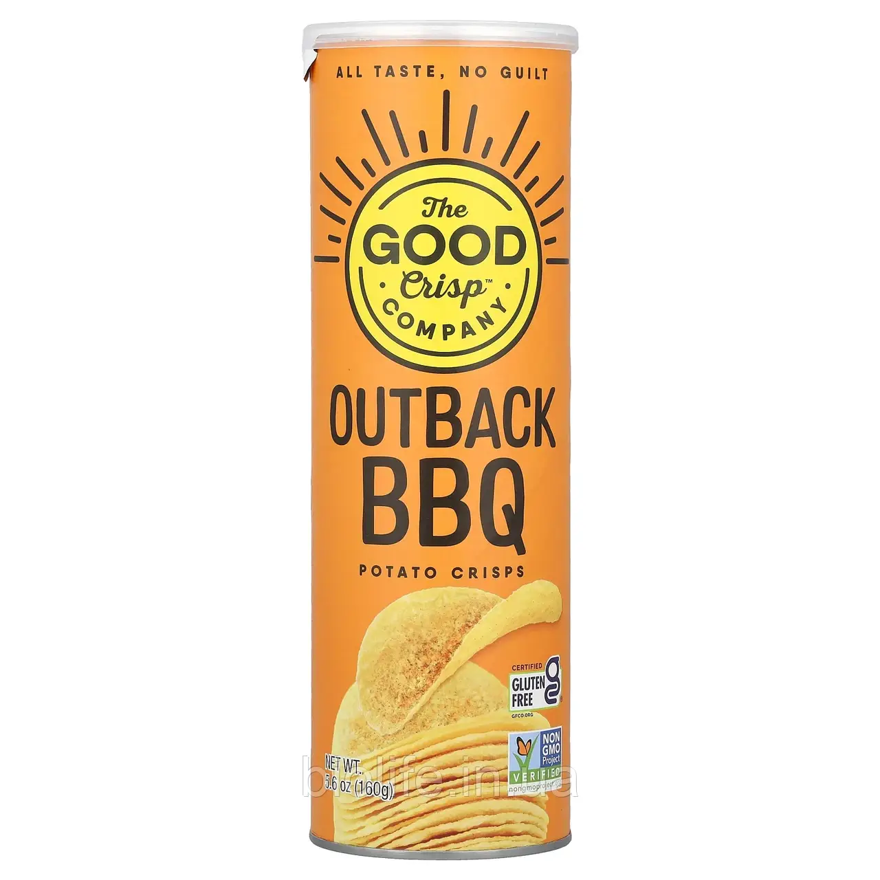 The Good Crisp Company, картопляні чипси, барбекю в глибинці, 160 г (5,6 унції) оригінал, фото 1