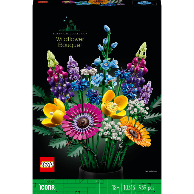 Конструктор LEGO Icons Botanicals Букет польових квітів 10313, фото 1