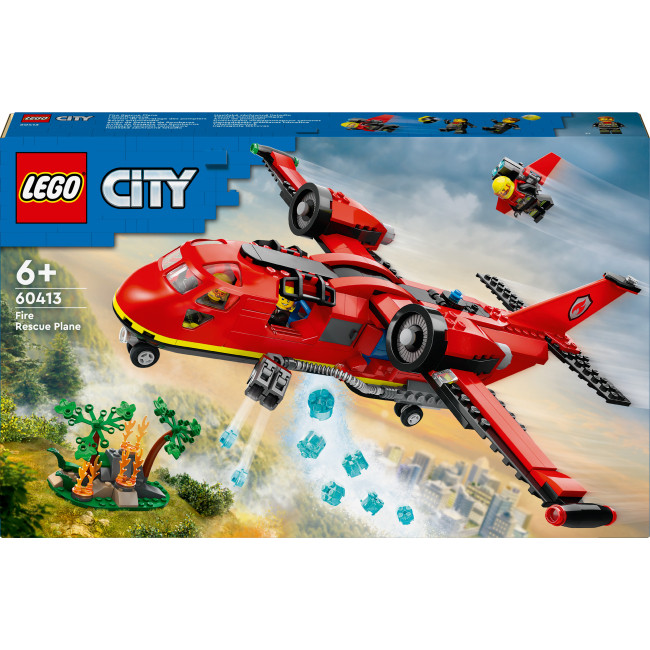 LEGO CITY 60413 Пожежний рятувальний літак 6 x 46 x 28 см, фото 1