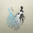 Ніж для створення вирубки із картона Дівчина NOZ001, фото 2