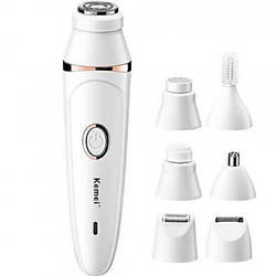 Багатофункціональний електричний епілятор KEMEI KM-375 7В1 жіночий електричний епілятор
