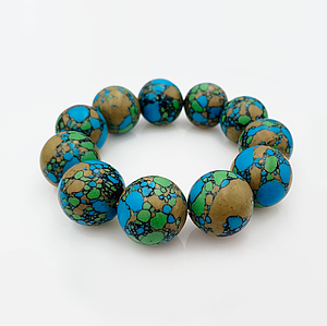 Браслет натуральна бірюза 500 карат