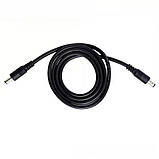 Кабель 3 метра DC5521 на DC5521 на 2 штекери, Black, фото 4