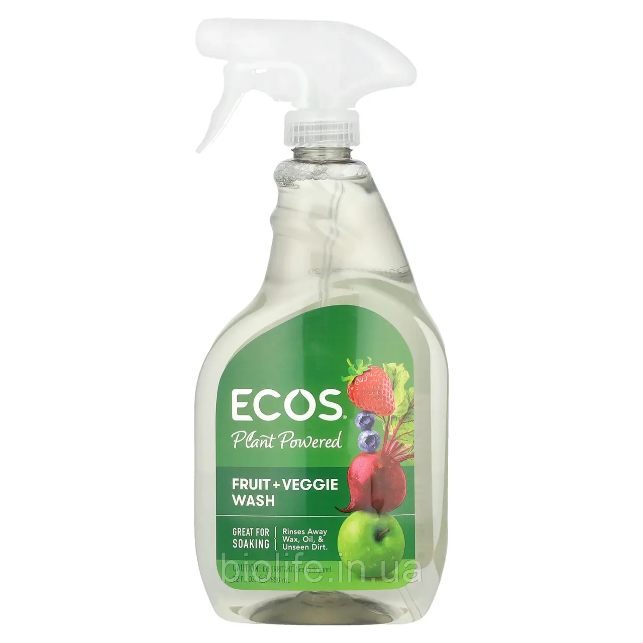 Earth Friendly Products, Ecos, Гель для душу з фруктами та овочами, 22 рідкі унції (650 мл) оригінал, фото 1