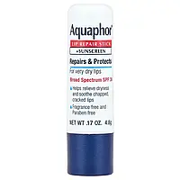 Aquaphor, Стик для відновлення губ + сонцезахисний крем, SPF 30, без запашників, 4,8 г (0,17 унції) в Україні оригінал