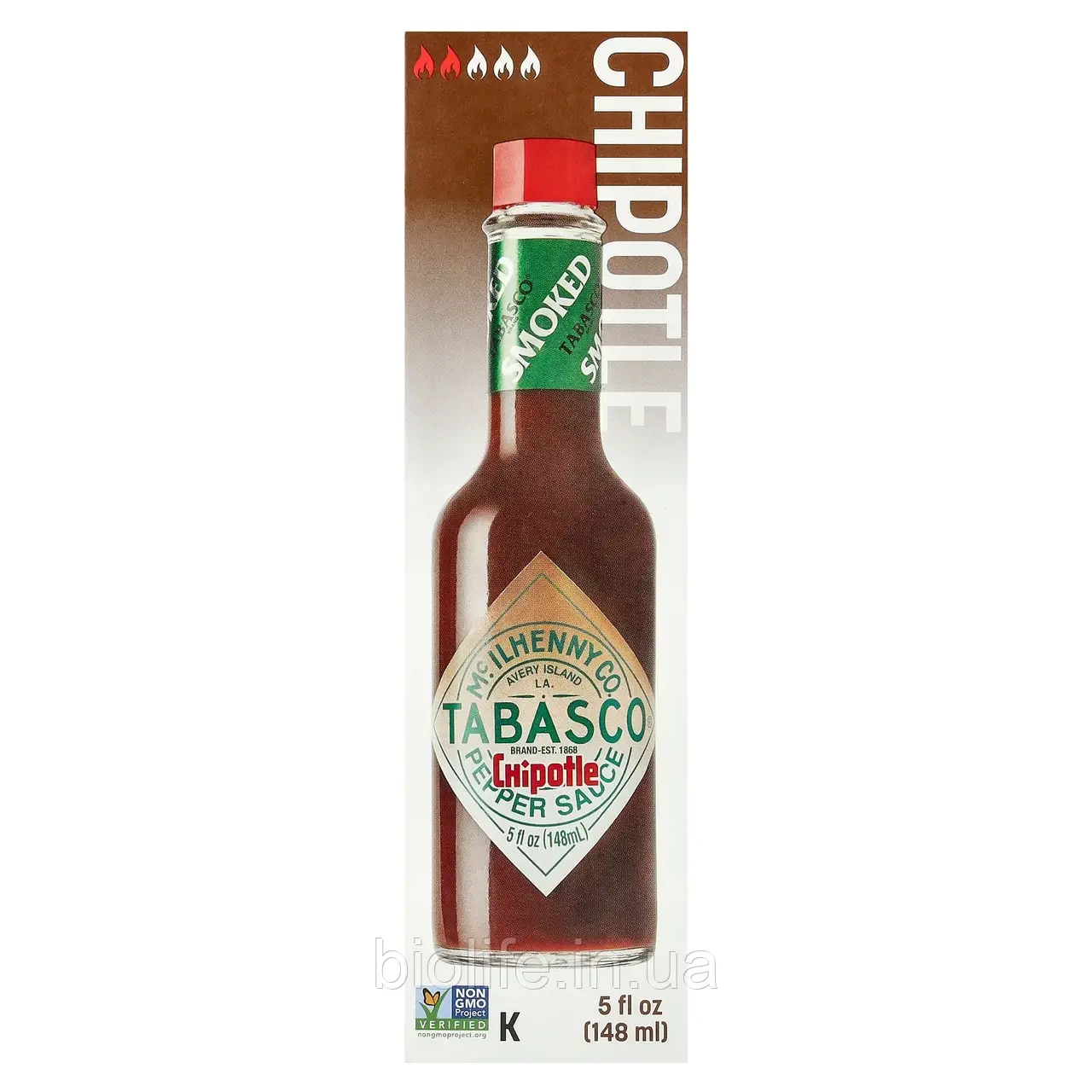 Tabasco, перцевий соус, чипотле, 148 мл (5 рідк. Унций) оригінал, фото 1