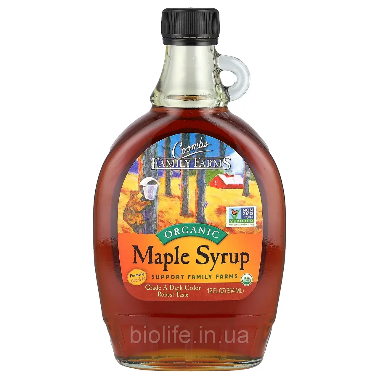 Coombs Family Farms, органічний кленовий сироп, 354 мл (12 рідкий. унций) оригінал, фото 1