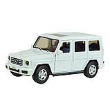 Модель авто 1/42 автомобіль Mercedes-Benz Gelandewagen G350D, метал, чорний. Гелендваген в подарунковому боксі, фото 7