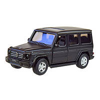 Модель авто 1/42 автомобіль Mercedes-Benz Gelandewagen G350D, метал, чорний. Гелендваген в подарунковому боксі