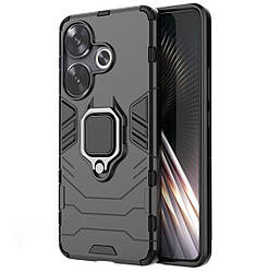 Чохол бампер Primolux Ring Armor для Xiaomi Redmi Turbo 3 / Poco F6 - Black
