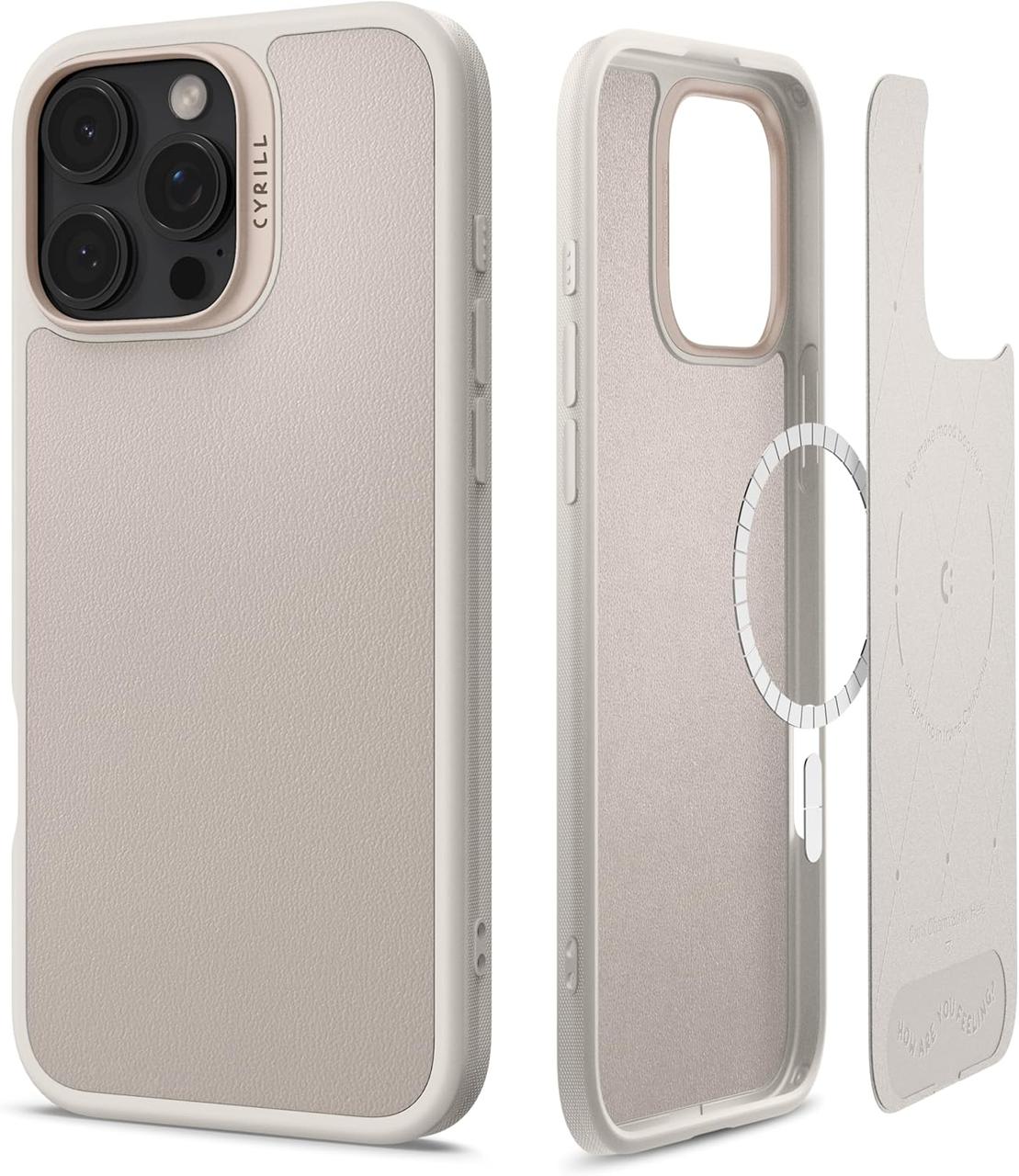 Чохол Spigen Cyrill Kajuk Magsafe Cream для iPhone 16 Pro ACS08405