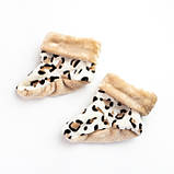 Теплий халат для дівчинки в комплекті з чобітками Leo, фото 5