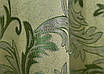 Комплект (2шт. 1,45х2,7м.) жакардових штор "Завиток" з люрексом. Колір оливковий. Код 1649ш 33-0531, фото 7