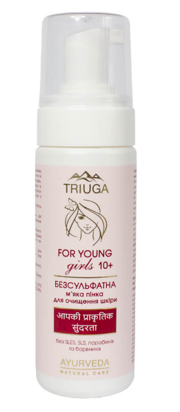 Пінка БЕЗСУЛЬФАТНА м‘яка, для очищення шкіри «FOR YOUNG girls », 200 мл