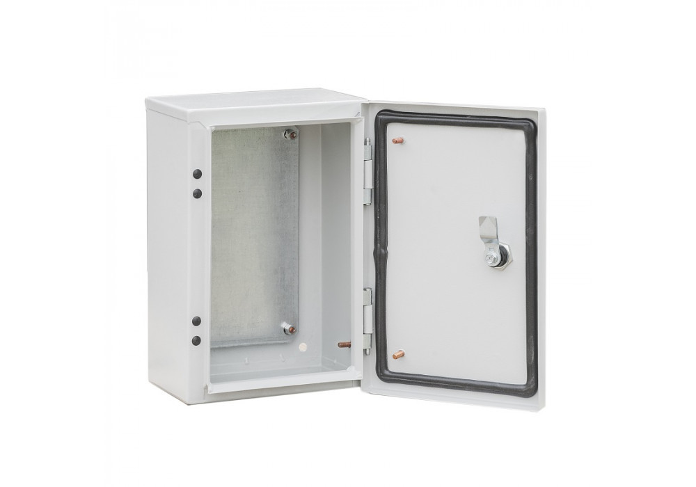 Корпус 400х300х200 металевий з монтажною панеллю IP 54 ВАГО, фото 1