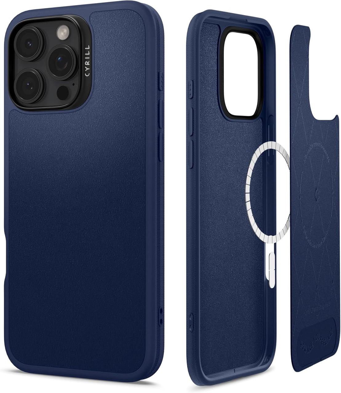Чохол Spigen Cyrill Kajuk Magsafe Navy для iPhone 16 Pro Max ACS08399, фото 1