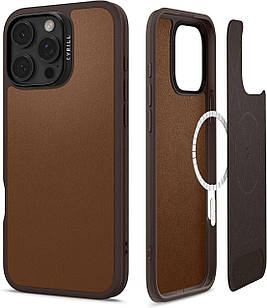 Чохол Spigen Cyrill Kajuk Magsafe Saddle Brown для iPhone 16 Pro ACS08406