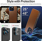 Чохол Spigen Cyrill Kajuk Magsafe Saddle Brown для iPhone 16 Pro ACS08406, фото 5