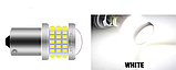 Led лампа P21W 1156 9-80v 6w з лінзою для ДХО, заднього ходу, задній стоп/габарит із обманкою (CANBUS), фото 4