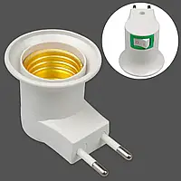 Тримач лампи з патроном Е27 і кнопкою вимкнення. 4 в 1. Лампа-переноска. Нічник. Контрольна лампа.