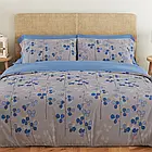Комплект постільної білизни українського виробника ТМ Теп бавовна Soft Dreams Blue Flowers