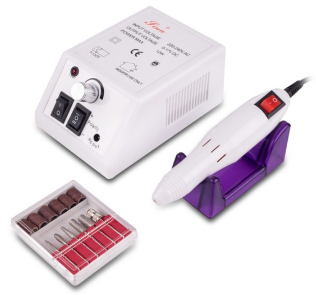 Фрезер для манікюру Lina Mercedes DM-2000 6 насадок 20 000 об/хв 10Вт, фото 1