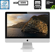 Моноблок iMac (27-inch, Late 2012)/27" IPS 2560х1440/Core i5 3.20GHz/8GB DDR3/SSD 120GB/NVIDIA GeForce GTX 675MX 1GB Б/В