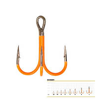 Трійник GC Treble 3036BN UV Orange #4 1 pcs