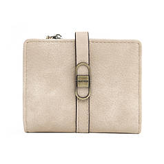 Жіночий гаманець Prettyzys PT23-2087 Beige клатч із пряжкою повсякденний складаний