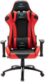 Крісло ігрове Aula F1029 Gaming Chair Black/Red (6948391286181)