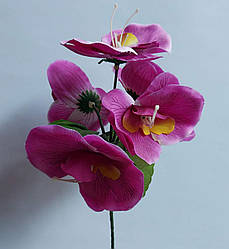 Квіти декоративні «Орхідея» маленького розміру (100 шт)
