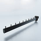 Кронштейн №3 L450 прямий (тр.ов.30x15), чорний., фото 2