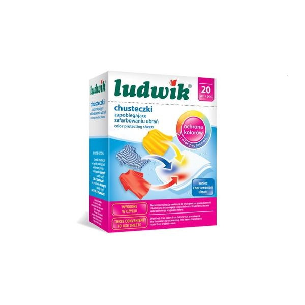 Серветки Ludwik для захисту кольору тканин 20 шт