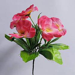 Квіти штучні «Фіалка» маленького розміру в кольорах (100 шт)