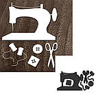 Ніж для створення вирубки із картона Швейна машинка NOZ108, фото 2