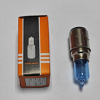 Лампа фари галоген синя ВА20D12V 35/35W Китай