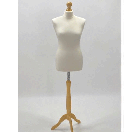 Манекен Кравецький  пінопластовий Жіночий  40-42 \ 46-48 \ M M Чорний  Білий  на дерев'яній ніжці , для шиття, фото 9