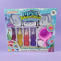 Набір для творчості 87266 B аквагель, 4 кольори із глітером, 9 форм, в коробці