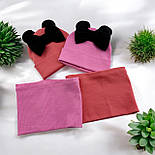 Оптом шапки 44, 46, 48, 50, 52 розмір трикотажна з хомутом головні убори гурт (ОШ36447), фото 2