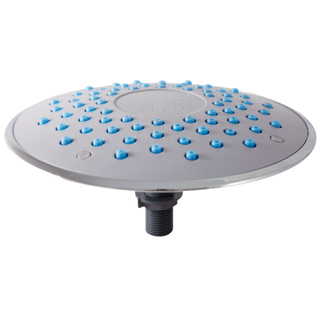 Лійка стельова для душу Ango AL-1603 діаметр 200 мм кругла хром пластик, фото 1